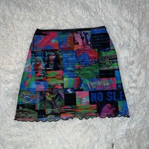 Dollskill glitch skirt.
